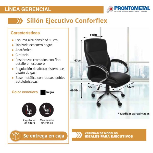 Silla de escritorio CONFORLFLEX - Imagen 3