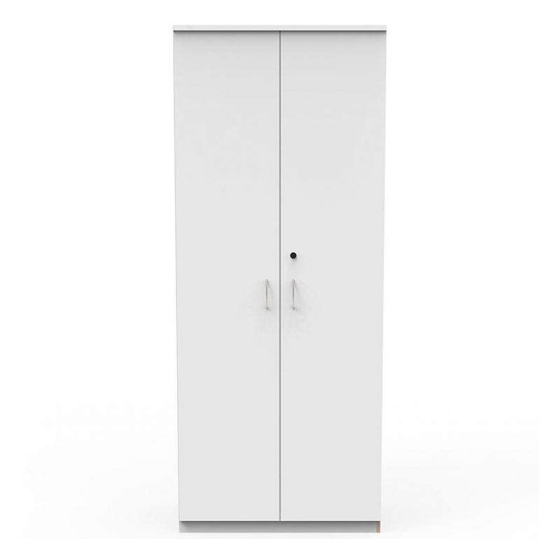 Armario de Oficina en Madera. Blanco. Alto 200 cm - Prontometal