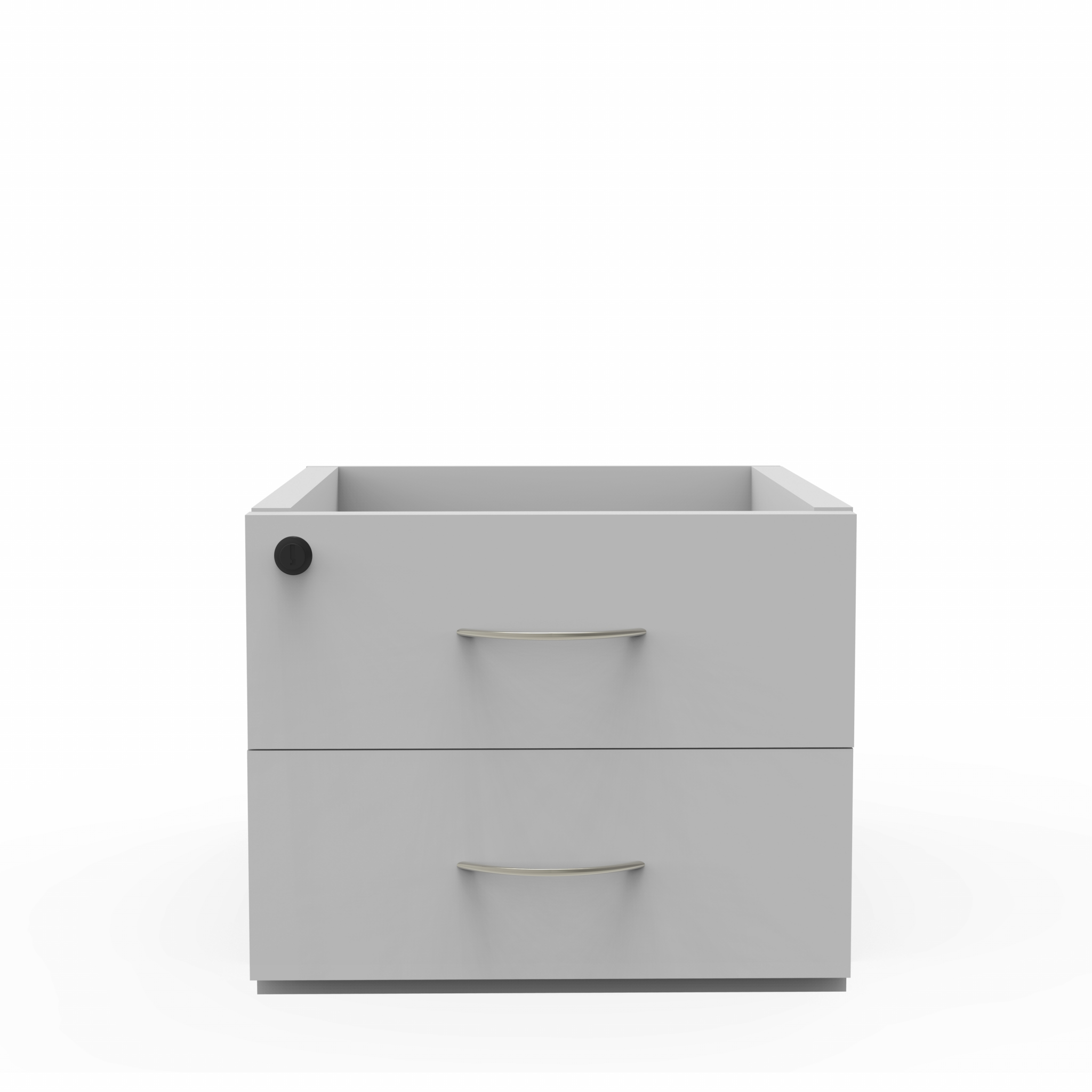 Cajonera fija o colgante de 2 cajones. Línea FRANCO DI PARMA / SPACE