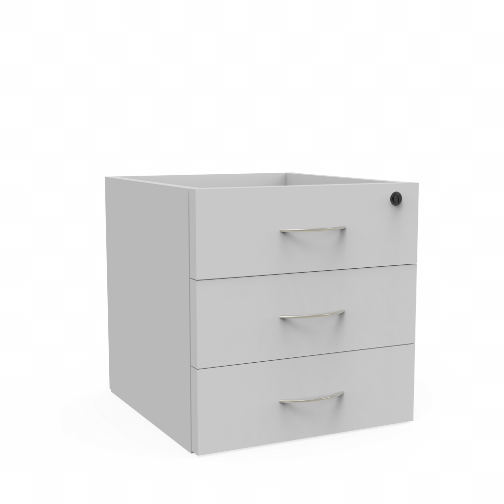 Cajonera fija o colgante de 3 cajones. Línea FRANCO DI PARMA /SPACE