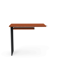 Mesa-lateral-escritorio-1apoyo-bandeja-extraíble-SPACE-Melamínico-cerezo-veteado