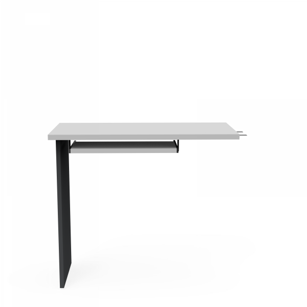Mesa-lateral-escritorio-1apoyo-bandeja-extraíble-SPACE-Melamínico-gris-humo