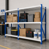 Estantería metálica de fácil encastre Acero Prontometal Módulo Siguiente 2 X 2 X 0.60 Mts 600Kgs