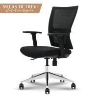 Silla de escritorio DI TREVI MESH Negra