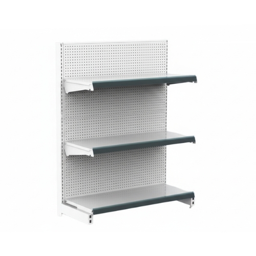 Góndola Siguiente Simple (3 estantes). Altura 135cm