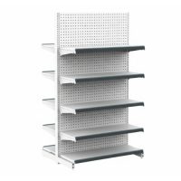 Góndola Siguiente Doble.(10 estantes). Altura 195cm