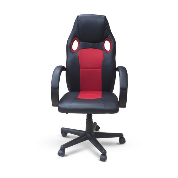 Silla de escritorio  GAMER Ergonómica Negra y roja - Imagen 2