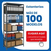 Estanterías Metálicas Reforzadas Clásicas Prontometal. Medidas Variables