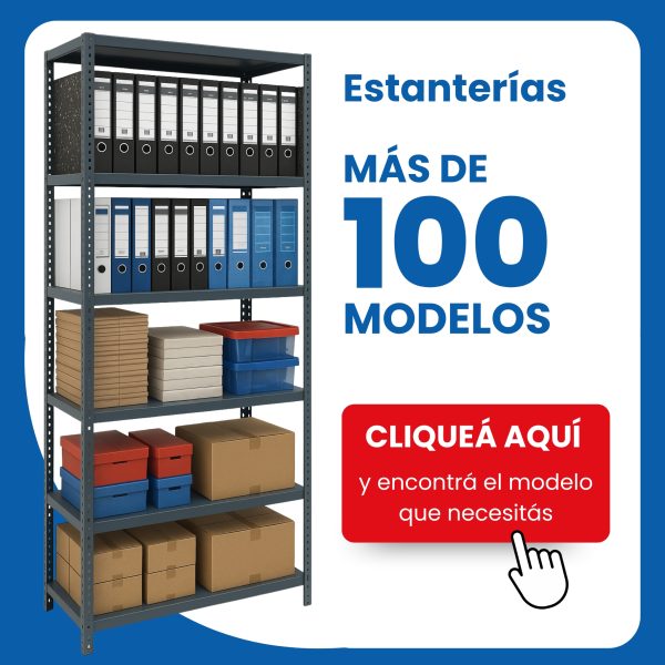 Estanterías Metálicas Reforzadas Clásicas Prontometal. Medidas Variables