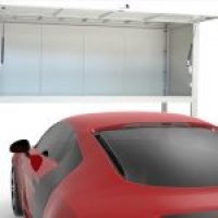 Box O Baulera L para Garage Prontometal. Altura Regulable con Cerradura