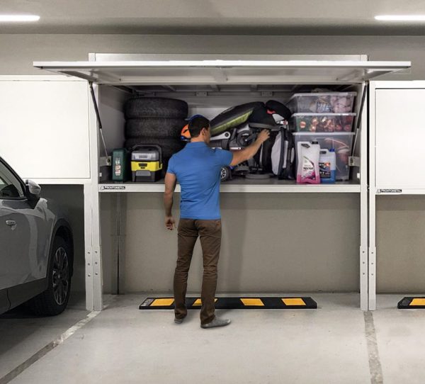 Box O Baulera XL para Garage Prontometal.  Altura Regulable con Cerradura