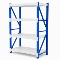 Prontokit modelo Prontorack Liviano Módulo inicial de 4 niveles 2 x 2 x 0.40 Mts 800Kgs