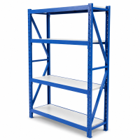Prontokit modelo Prontorack Liviano Módulo inicial de 4 niveles 2 x 2 x 0.40 Mts 800Kgs