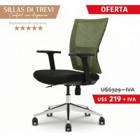 Silla de escritorio DI TREVI MESH Gris mesh
