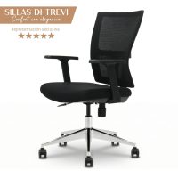 Silla de escritorio DI TREVI MESH Negra