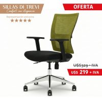 Silla de escritorio DI TREVI MESH Verde