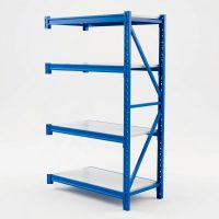 Prontokit modelo Prontorack liviano Módulo siguiente de 4 niveles 2 x 1 x 0.60 Mts 800 Kgs