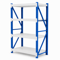 Prontokit modelo Prontorack liviano Módulo inicial de 4 niveles 2 x 1 x 0.60 Mts 800 Kgs