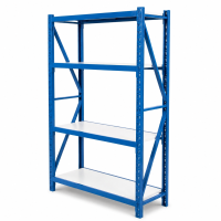 Prontokit modelo Prontorack liviano Módulo Inicial de 4 niveles 2 x 1 x 0.40 Mts 800 Kgs
