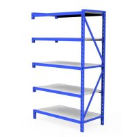 Prontokit modelo Prontorack liviano Módulo siguiente de 5 niveles 2 x 1 x 0.60 Mts 1000 Kgs