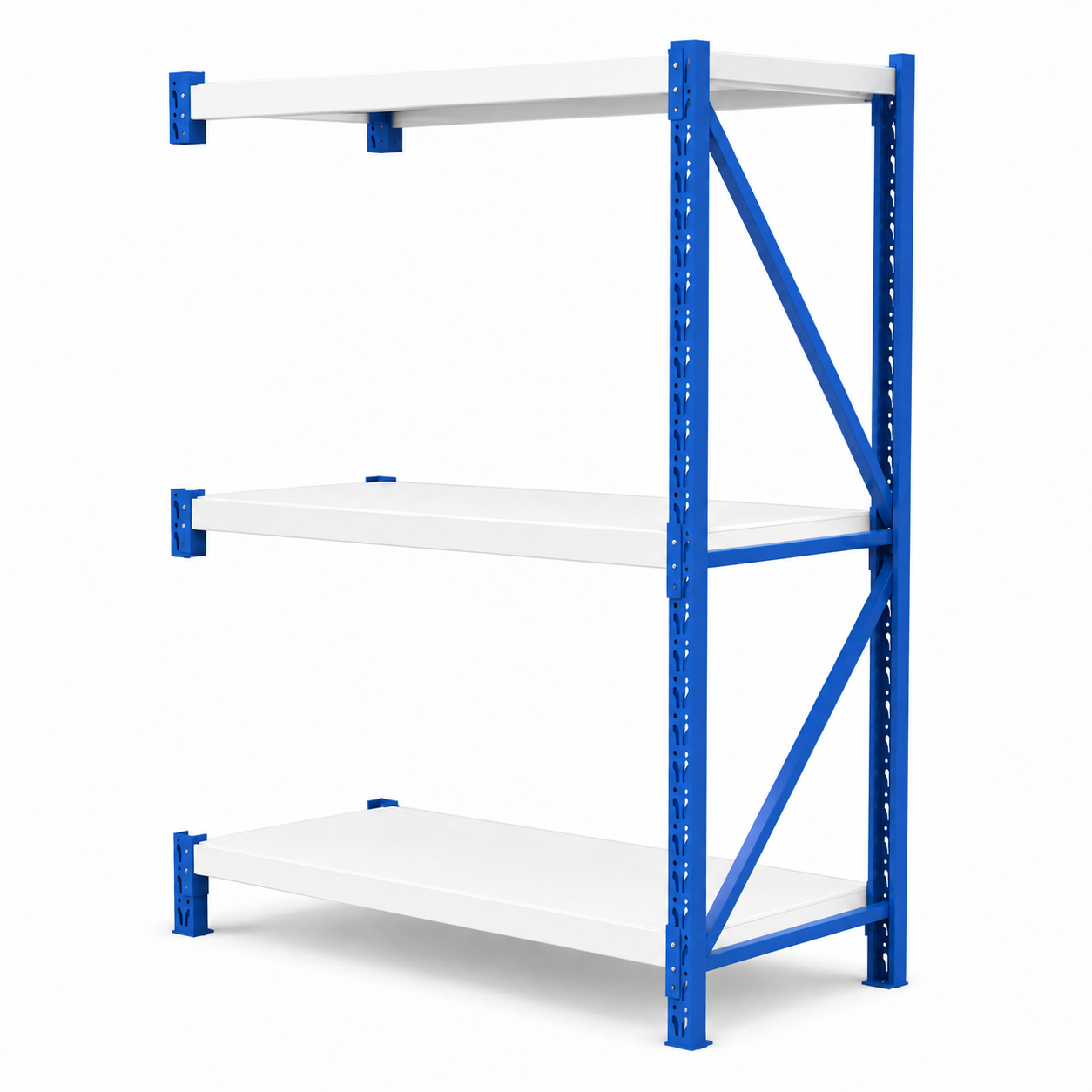 Prontokit modelo Prontorack liviano Módulo siguiente de 3 niveles 2 x 1 x 0.60 Mts 600 Kgs