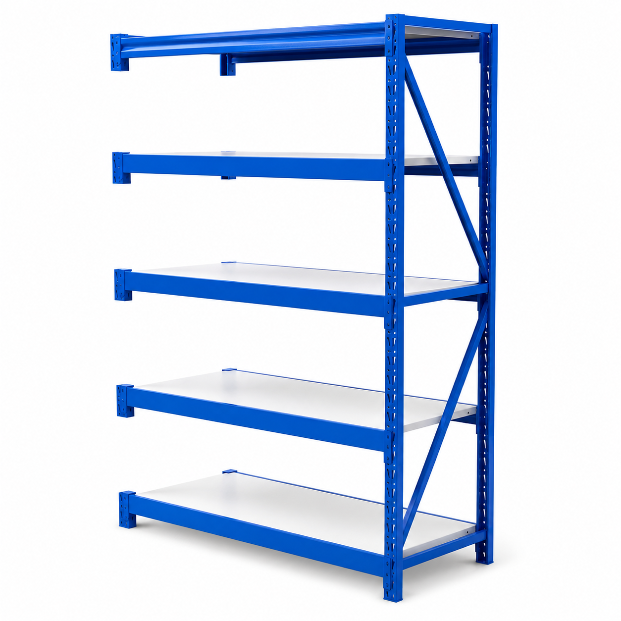 Prontokit modelo Prontorack liviano Módulo siguiente de 5 niveles 2 x 1 x 0.60 Mts 1000 Kgs