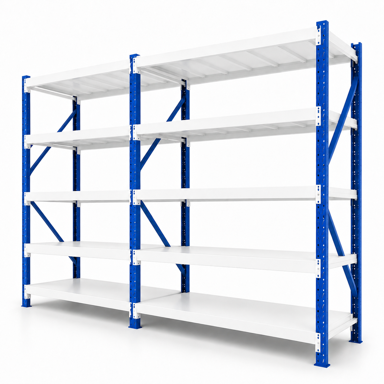 Estantería metálica de fácil encastre Acero Prontometal Módulo Siguiente 2 x 1 x 0.60 Mts 1000 Kgs - Imagen 3