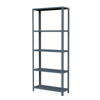 Estantería Metálica Clásica Prontometal de 2.4 m Con 5 Estantes Reforzados De 84 x 30 cm