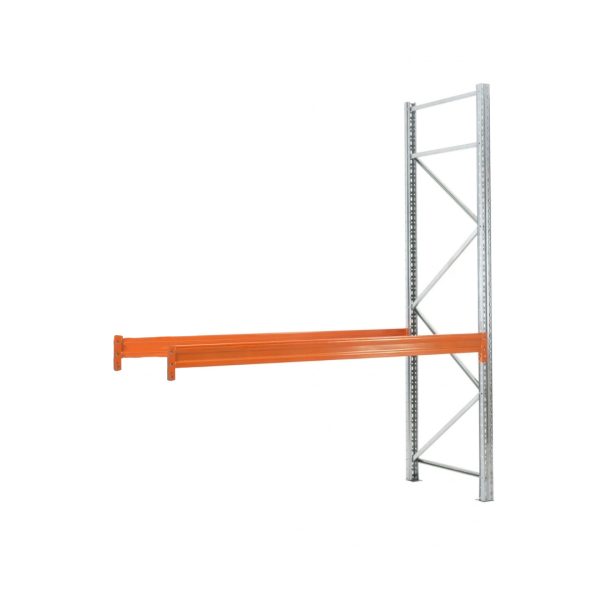 Rack Selectivo Porta Pallet 2,4 M Alt. X 2,3 - Base + 1 - Módulo Siguiente