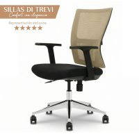 Silla de escritorio DI TREVI MESH Beige mesh