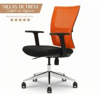 Silla de escritorio DI TREVI MESH Naranja