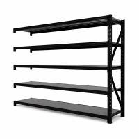 Prontorack liviano módulo siguiente Negro de 5 niveles 2 X 2 X 0.60 MTS