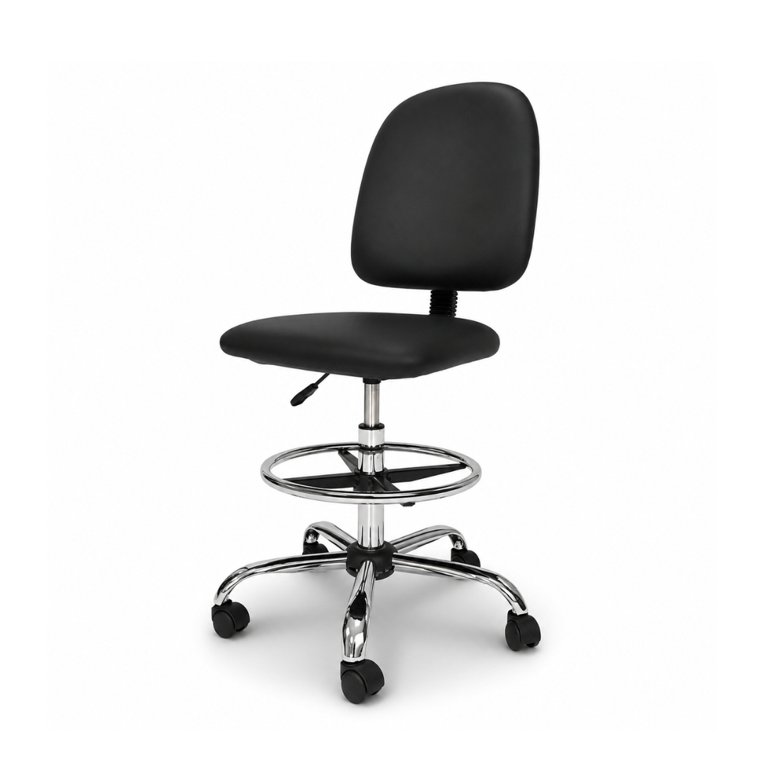SILLA DI TRENTO CAJERO ECOCUERO NEGRA