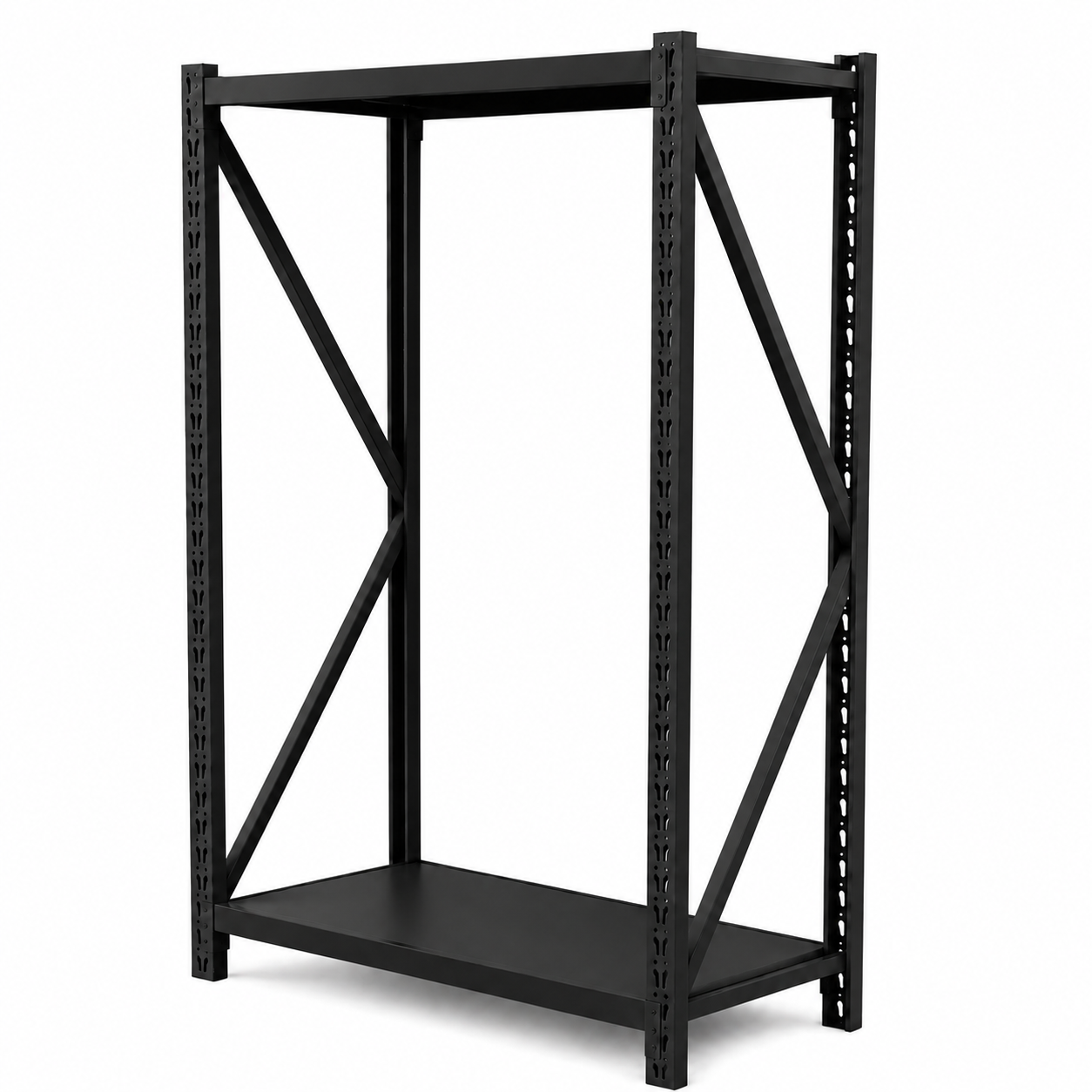 Estantería Metálica de Fácil Encastre Acero Prontometal Negro 2 x 1 x 0.60 Mts 600Kgs